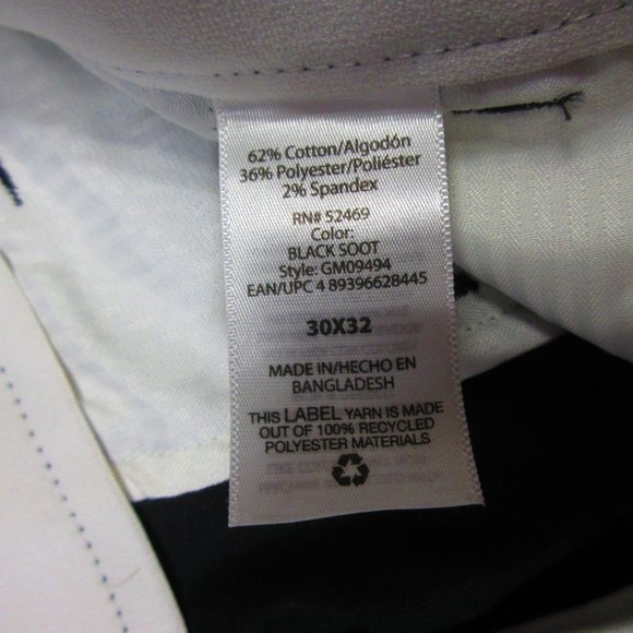 George Black Pants 30x32 Mens - Picture 8 of 9